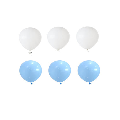 Children’s Men’s and Women’s Birthday Party Supplies Background Fabric Balloons (Blue)